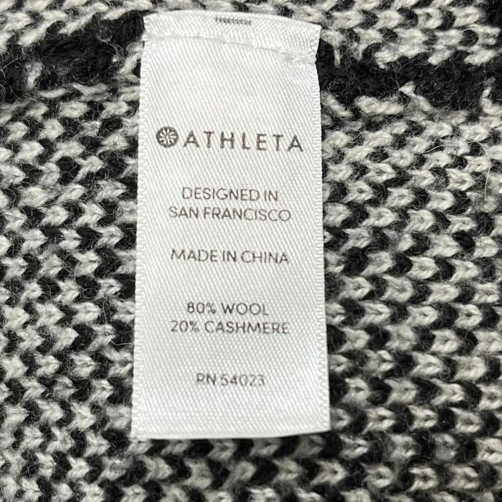 ATHLETA Wool Cashmere Wyeth Ombre Cardigan Sweater Jacket Coat Sz M‎ Long